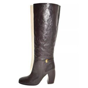 Tory Burch Black Knee-High Boots